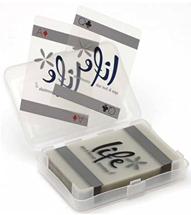 LifeR Life Waterproof Playing Cards for Pools and Spa/Hot Tub by