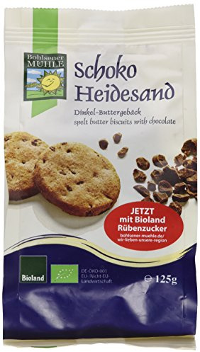 Bohlsener Mhle Dinkel-Schoko-Heidesand, 3er Pack (3 x 125 g) - Bio