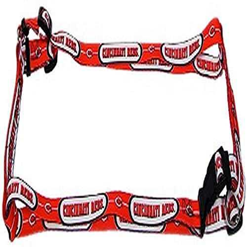 HUNTER MFG Cincinnati Reds Hundegeschirr, verstellbar, Größe S, 1,6 cm