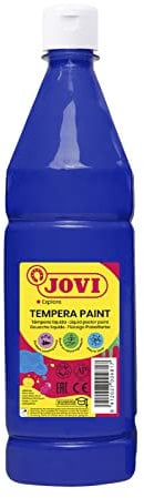 Tempera liquida jovi escolar 1000 ml azul ultramar