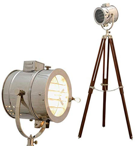 Nautical Replica Hub Urban Designs Studio Light 60 Decorative Prop Light W Tripod Floor Lamp