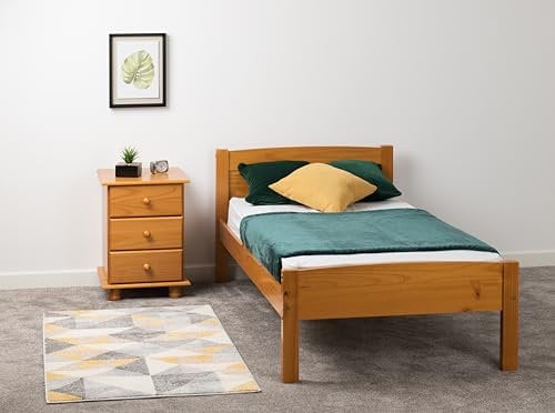 Seconique Amber 3' Single Bed in Antique Pine