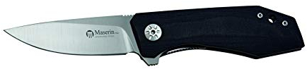 Maserin 377/G10N Coltello AM3, Nero, Manico 10 cm