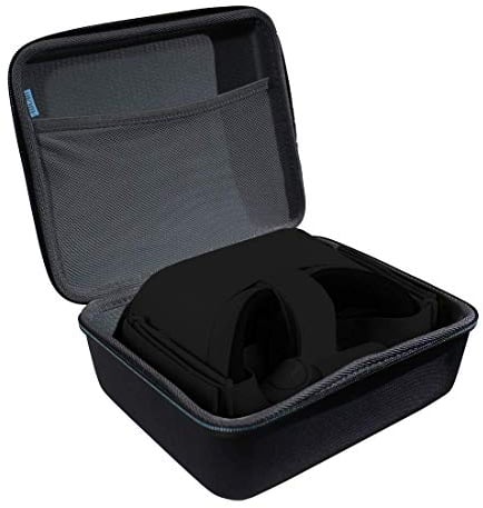 TUDIA Custodia vuota in EVA compatibile con Samsung Gear VR e controller (nero) [Solo custodia, dispositivo non incluso)