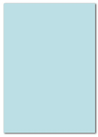 50 DIN A5 Einzelkarten Papierbögen - Hellblau - 240 g/m² - 14,8 x 21 cm - Bastelbogen Tonpapier Fotokarton Bastelpapier Tonkarton - FarbenFroh