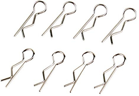 Baoblaze 8X Karosserie Splinte Karosserieklammern Shell Clips für Xinlehong 9125 1/10 RC Auto