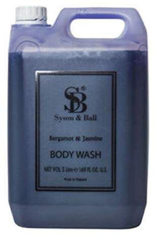 We Can Source It Ltd - Body Wash Bergamot & Jasmine By Syson & Ball - 5 Litre Bottle - with 30ml Pelican Dosing Pump