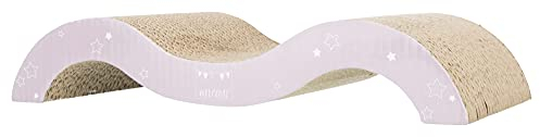 TRIXIE 48012 Junior Kratzwelle, 38 × 7 × 18 cm, Flieder/Mint