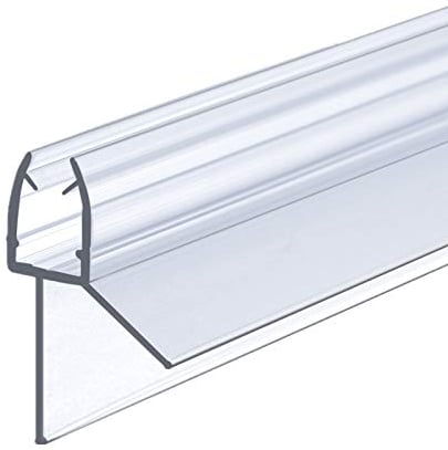 IMPTS 100cm Dichtungen für 5mm 6mm Duschwand Glastür Glasdicke, Ersatzdichtung Wasserabweiser Duschdichtung Spritzschutz Bad Dusche