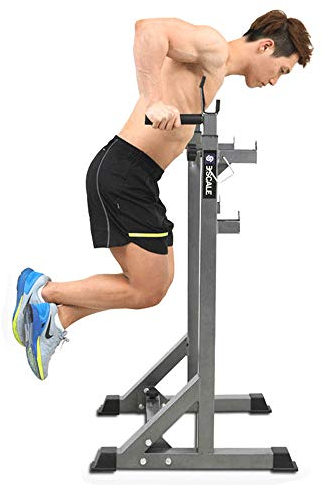 Einstellbarer Langhantelständer Squat Rack Dip Stand Gewichtheben Rack Bankdrücken Höhenbereich 50,4