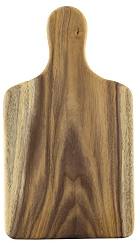 TableCraft 10508 Bread Board, 13-1/2 x 7-3/4, with handle, hand wash only, acacia wood