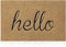 AOAOPQ Hello Doormat Welcome Door Mat Outdoor with Natural Rubber Backing,Non-slip Doormat Indoor for Front Door Entrance Kitchen Hallway Easy to Clean Entrance Mats