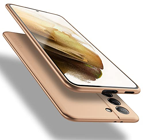 X-level für Samsung Galaxy S21 5G Hülle, [Guardian Serie] Soft Flex TPU Case Ultradünn Handyhülle Silikon Bumper Cover Schutz Tasche Schale Schutzhülle für Samsung S21 5G - Kameraschutz Gold