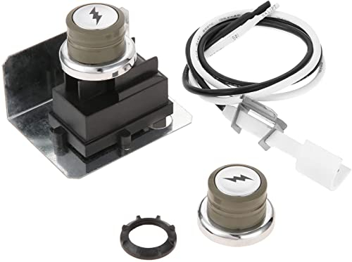 Hicello Kit d'allumage électronique à gaz de rechange pour barbecue Weber 67847 Igniter Kit de remplacement Genesis 300 Series (2008-2010) E/S-310 & 320, EP/CEP-310,320 (2 sorties)