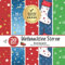 Weihnachten Sterne Bastelpapier: Ideal für Erwachsene von Kinder, Scrapbooking Papier Set, Origami, Scrapbook, Dekorpapier, Decoupage, Kartenherstellung, Karten Basteln DIY, Geschenk für Bastelfreunde