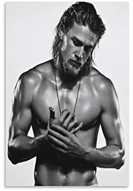 TSALF Poster und Drucke Kein Rahmen Charlie Hunnam-219 Poster Wohnzimmer Schlafzimmer Malerei Kunstwerk 30x50cm