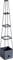 Meister Tour de Plantation 150 x 25 x 25 cm – pour tomates et Plantes grimpantes – avec tuteur – Réservoir d'eau de 2,5 l comme système d'irrigation – Hauteur réglable/Tour de Plantation de tomates