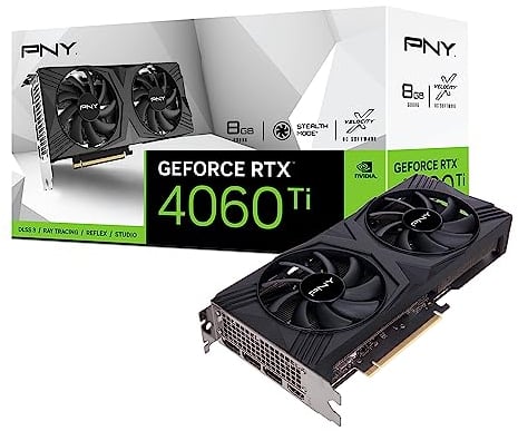 PNY GEFORCE RTX™ 4060 Ti 8GB Verto Dual Fan Edition DLSS 3 Grafikkarte