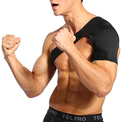 Dechoga Tracolla regolabile in neoprene spalla supporto bendaggio cinghia aiuta la stabilità, spalle artritiche, dislocazione delle spalle, unisex, si adatta sia a sinistra che a destra spalla