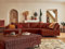 Lisa Design Rune – Wohnlandschaft rechts – 7-Sitzer – mit hocker – aus Cord Terrakotta