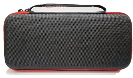 KNOXS Custodia da Trasporto per Valve Steam Deck Controller Gaming, Portatile Borsa Dotata con Maglia Scomparto Antiurto Impermeabile Valve Steam Deck Accessori (Rosso)