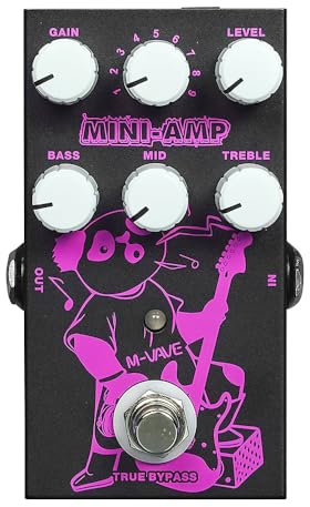 M-Vave Miniamp - Simulazioni di 9 amplificatori su un pedale per chitarra