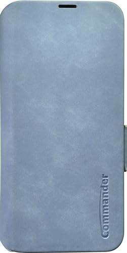 COMMANDER Book CASE Elite Light Blue für Apple iPhone 14/13