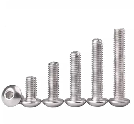 Foyoram #4-40 x 3/4 UNC Lot de 50 vis à tête demi-ronde avec six pans creux en acier inoxydable Filetage 4#-40 Vis à tête demi-ronde avec six pans creux ANSI/ASME B 18.3