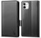 CASBST Handyhülle für iPhone 11 Hülle Premium Leder Schutzhülle Klappbar mit Kartenfach Ständer Magnet für iPhone 11 Handytasche mit RFID Kameraschutz Flip Case Klapphülle für iPhone 11 Schwarz