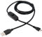 NFHK Câble micro USB 2.0 vers type A avec bouton marche/arrêt Micro 5 broches pour lampe de bureau DC 5 V
