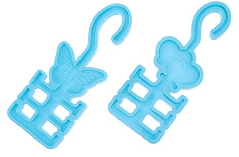 SEWACC 2 Stücke Haken Der Formen Aufhänger Formen Silikon Verschluss Formen für Wohnkultur