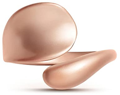 Linawe Ring Verstellbar Daumenring Damen Rosegold, Fingerring Damenringe Statement Ring, Partnerringe Schmuck Ringe Jewelry, Ring Rosegold Damen