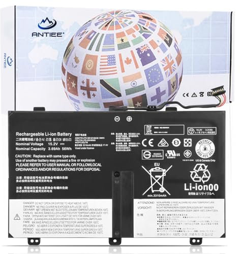 00HW001 00HW000 Laptop Batteria Compatibile Con ThinkPad Yoga 14 S3 Yoga 14 Convertible 14-inch Ultrabook Series Type 20DM 20DN 20DM003TGE 20DM003S++ SB10F46438 SB10F46439 4ICP7/52/76 4ICP7/51/79