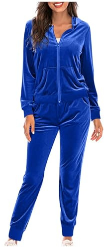 Ensemble de tenues 2 pièces en velours pour femme, vêtements de détente, sweat à capuche et pantalon de jogging, survêtements, vêtements de chasse pour femmes