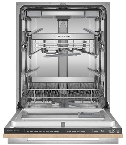 Fisher & Paykel DW60UT4HI2 Fully Integrated Dishwasher, 16 Place Settings, 5 Year Warranty - B Rated, H85.7 x W59.7 x D55.4 (cm)