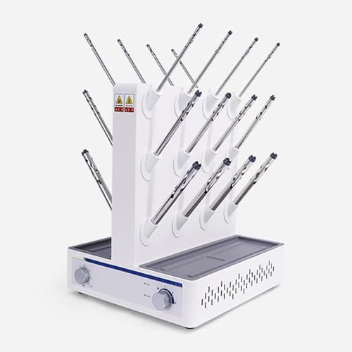 Lab Glassware Drying Rack, Electric Glass Instrument Airflow Dryer, RT~85℃ Outlet Wind Temperature, With Duct, 0~1h Timing, Cleaning Equipment, for Glass Test Tubes and Beakers