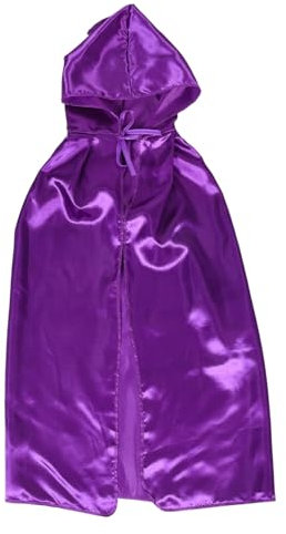 Healeved Damen Satin Umhang Mit Kapuze Weicher Und Bequemer Cloak Für Halloween-partys Cosplay Und Bühnenaufführungen