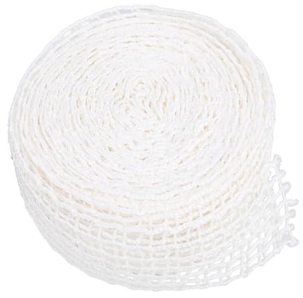 plplaaoo Rouleau de filets de viande de 10 m Premium Boucher Élastique ficelle Net en tissu non tissé de saucisse étendu pour la cuisson à la maison, les fêtes de barbecue