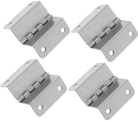 SEWACC 4 pezzi Cerniere Libro in Inox per Mobili e Armadio Cerniere Pieghe Silenziose e Resistenti per Tavoli Pieghevoli e Mobili Multifunzionali