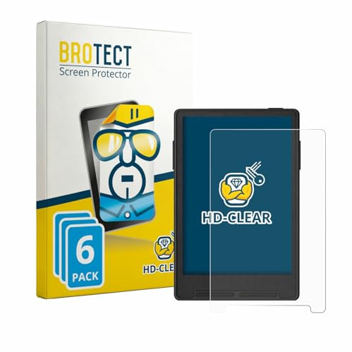BROTECT Schutzfolie für Xteink X3 | 6 Stück Transparenter Displayschutz Made in Germany Klare Displayschutz-Folie Clear Einfache Montage Case-Friendly
