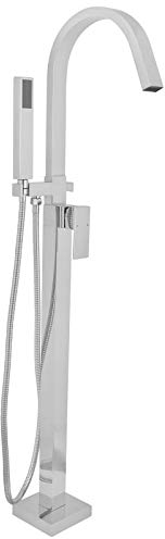 Welfenstein Standarmatur SA-VM für freistehende Badewannen mit Montagebox, Messing, stehende Armatur