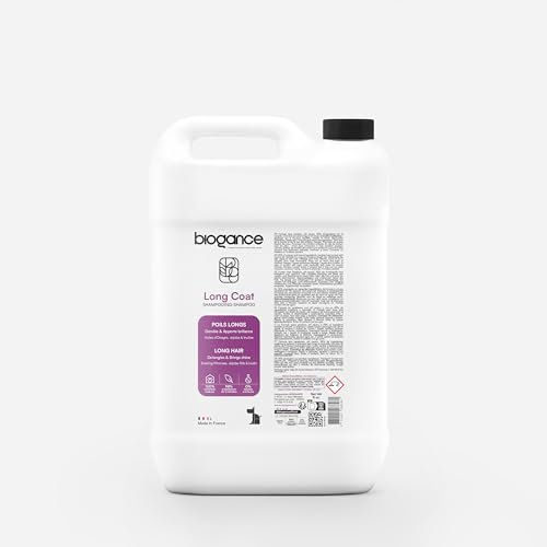 Biogance BGLC5L Hunde Shampoo, Langhaar, 5 L