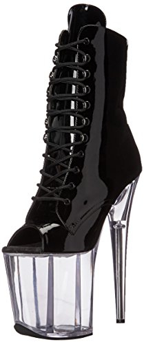 Pleaser FLAMINGO-1021 Blk Pat/Clr UK 5 (EU 38)