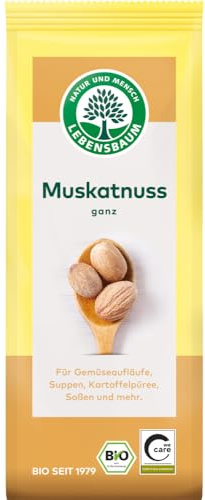 Lebensbaum Bio Mustkatnuss Ganz, 3 Stück