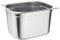 Vogue K932 Stainless Steel 1/2 Gastronorm Pan 12Ltr/200mm Deep Food Container, Silver