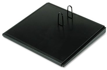 AT-A-GLANCE® - Calendar Base, Black, 4 1/2 x 8 - Sold As 1 Each - Two rings lock in a looseleaf calendar refill.