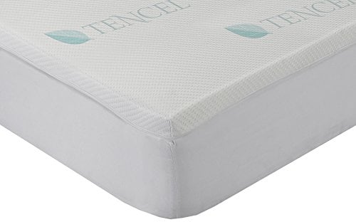 Classic Blanc - Topper / Viskoelastische Matratzenauflage Lyocell Komfort plus, mittlere Festigkeit-baja, 200 x 200 cm, Höhe 4 cm, Bett 200