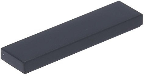 5 x LEGO® Tile 1 x 4 Black