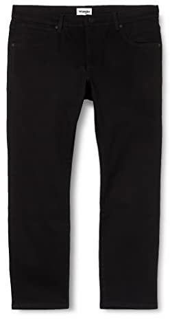 Wrangler Herren Slim Slim Jeans LARSTON W18SHP19A, Gr. W33/L34 (Herstellergröße: 34/33), Schwarz (Black Valley 19A)