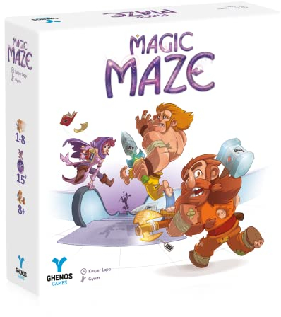 ghenos Games Magic Maze-gioco de Mesa, Color Blanco, ghe069/2